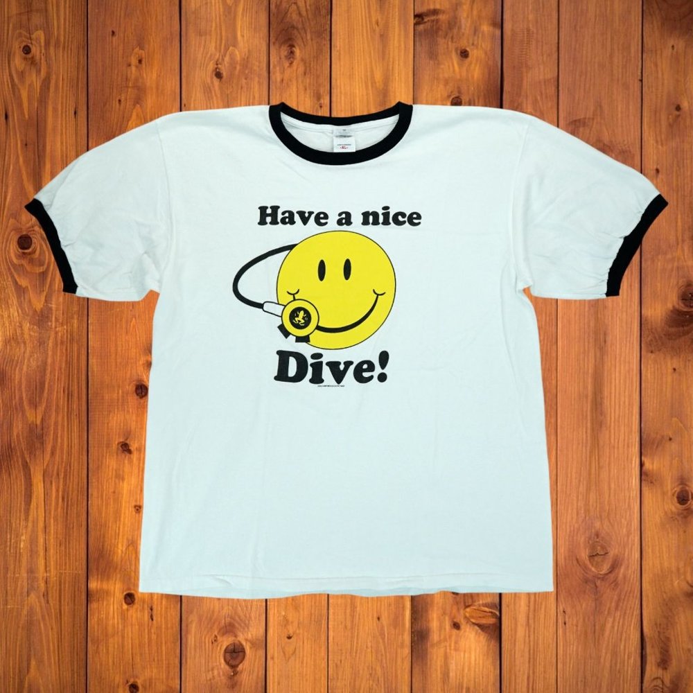 Anvil Have a nice dive T-Shirt | Tee | Smiley Face | Men’s Size‎ XL
